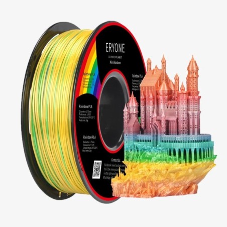 Eryone - PLA - Mini Arc-en-ciel (MiniRainbow) - 1.75mm - 1 Kg