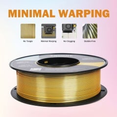Eryone - PLA Silk Dual-Color - Gold & Silver - 1.75mm - 1 Kg