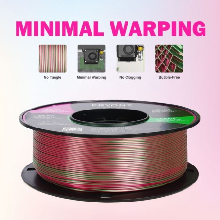 Eryone - PLA Silk Dual-Color - Gold & Purple - 1.75mm - 1 Kg