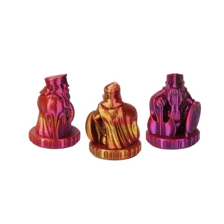 Eryone - PLA Silk Triple-Color - Red & Gold & Purple - 1.75mm - 1 Kg