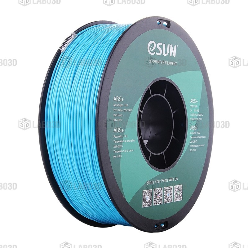 eSun - ABS+ - Bleu Ciel (Light Blue) - 1.75mm - 1 Kg eSun - ABS+ - Bleu Ciel (Light Blue) - 1.75mm - 1 Kg