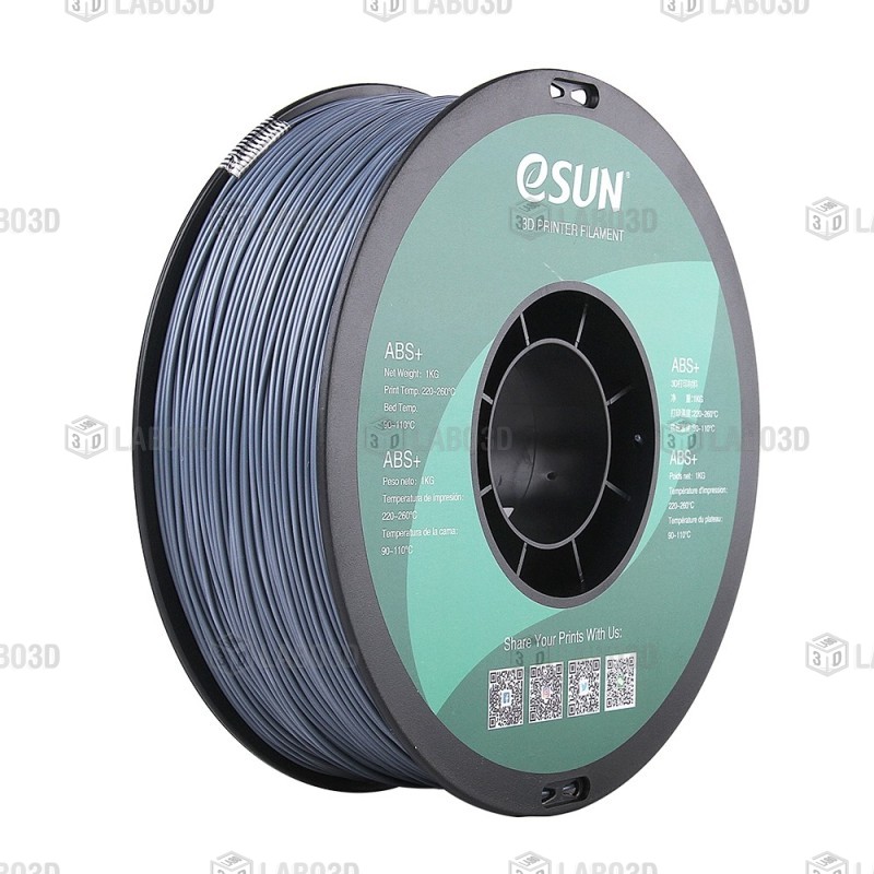 eSun - ABS+ - Gris (Grey) - 1.75mm - 1 Kg eSun - ABS+ - Gris (Grey) - 1.75mm - 1 Kg