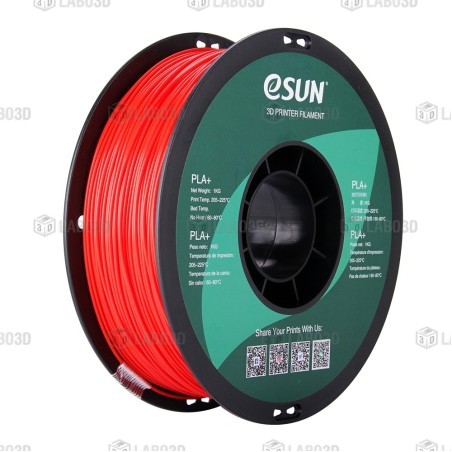 eSun - PLA+ - Red - 1.75mm - 1 Kg