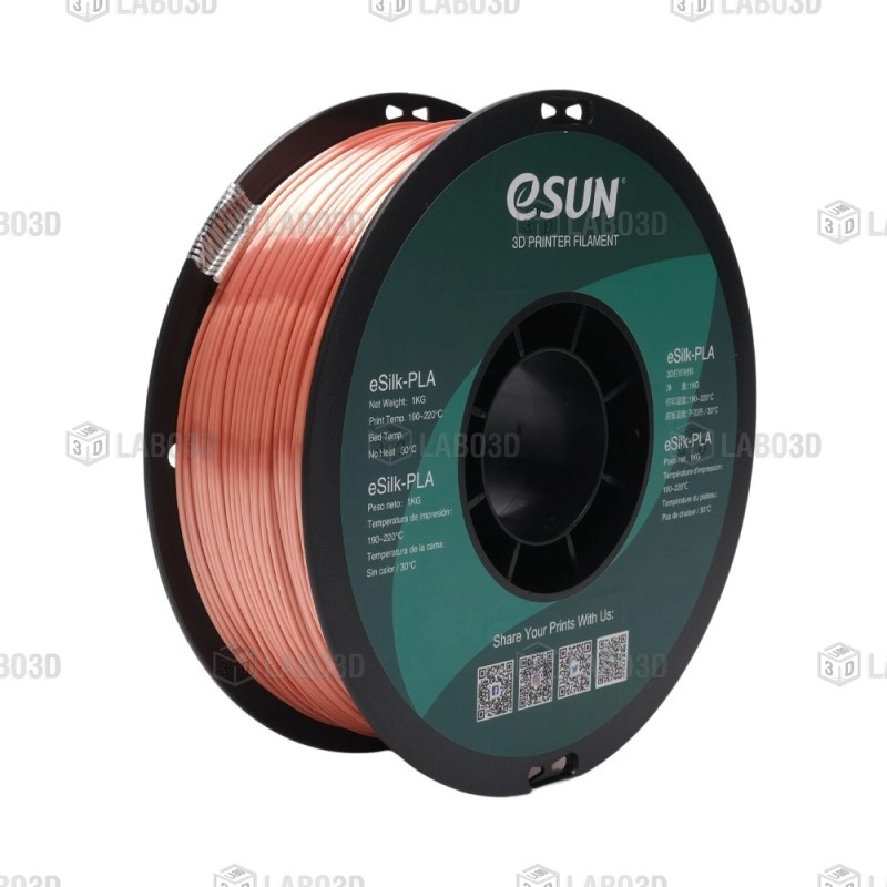 eSun - eSILK - Rose Gold - 1.75mm - 1 Kg eSun - eSILK - Rose Gold - 1.75mm - 1 Kg