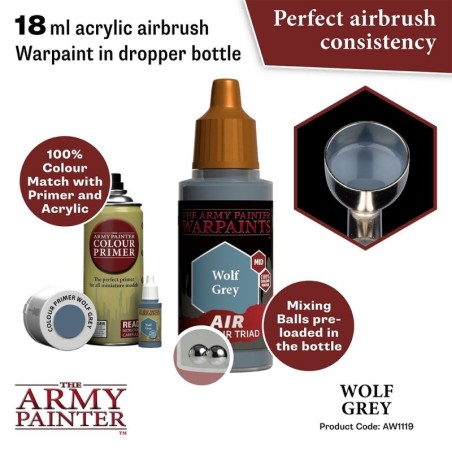 The Army Painter - WarPaints Air : Wolf Grey