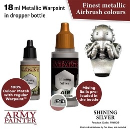 The Army Painter - WarPaints Air Metallics : Shining Silver