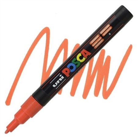 POSCA - PC3M Fine - Orange - Marqueur Acrylique
