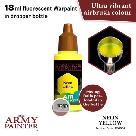 The Army Painter - WarPaints Air Fluorescent : Neon Yellow