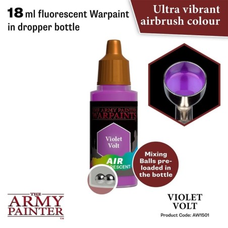 The Army Painter - WarPaints Air Fluorescent : Violet Volt