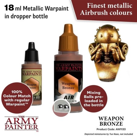 The Army Painter - WarPaints Air Metallics : Weapon Bronze