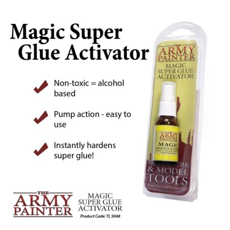 The Army Painter - Magic Super Glue Activator - Accélérateur de Cyanoacrylate