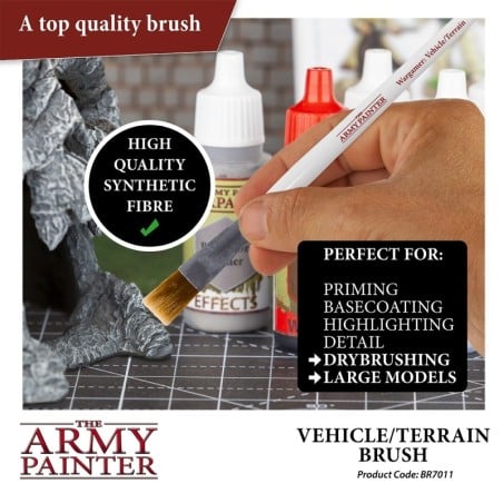 The Army Painter - Wargamer : Vehicule & Scenary - Pinceau BR7011P