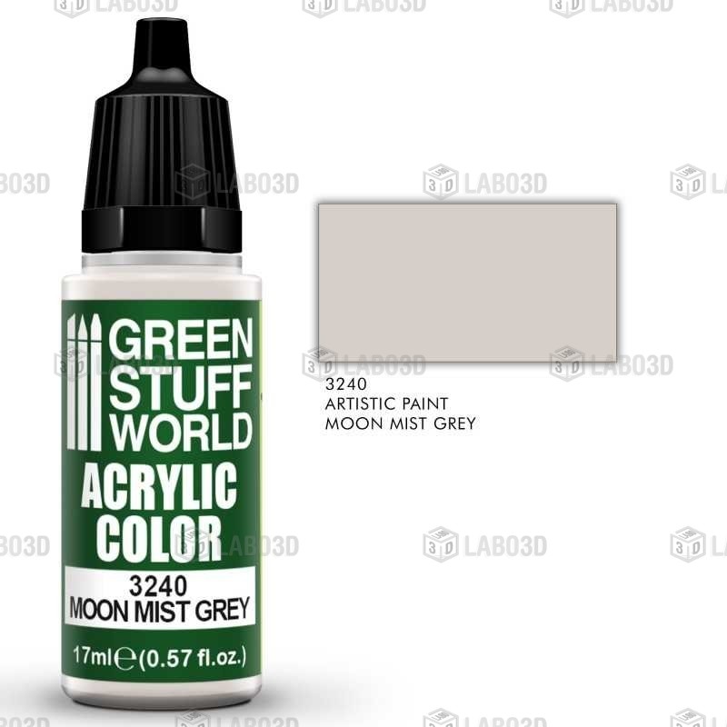 Green Stuff Word - Acrylic Color - Moon Mist Grey - 3240