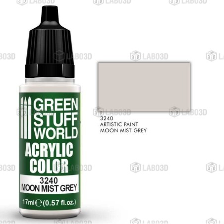 Green Stuff Word - Acrylic Color - Moon Mist Grey - 3240