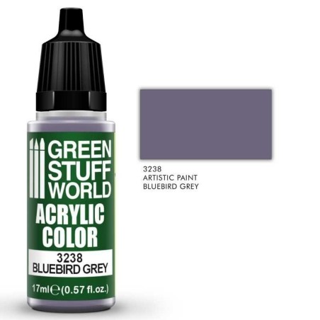 Green Stuff Word - Acrylic Color - Bluebird Grey - 3238