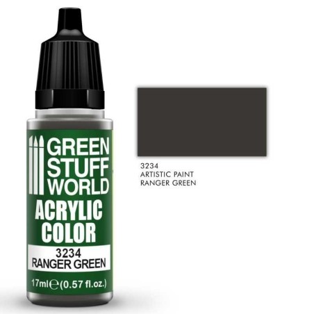 Green Stuff Word - Acrylic Color - Ranger Green - 3234