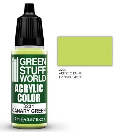 Green Stuff Word - Acrylic Color - Canary Green - 3231
