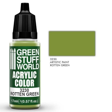 Green Stuff Word - Acrylic Color - Rotten Green - 3230