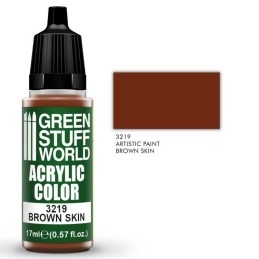 Green Stuff Word - Acrylic Color - Brown Skin - 3219