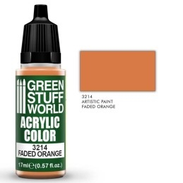 Green Stuff Word - Acrylic Color - Faded Orange - 3214