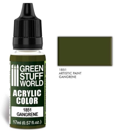 Green Stuff Word - Acrylic Color - Gangrene - 1851