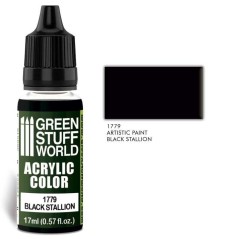 Green Stuff World - Acrylic Color - Black Stallion - 1779