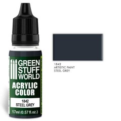 Green Stuff World - Acrylic Color - Steel Grey - 1842