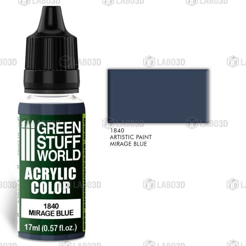 Green Stuff Word - Acrylic Color - Mirage Blue - 1840 Green Stuff Word - Acrylic Color - Mirage Blue - 1840
