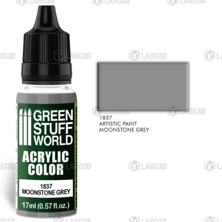 Green Stuff Word - Acrylic Color - Moonstone Grey - 1837