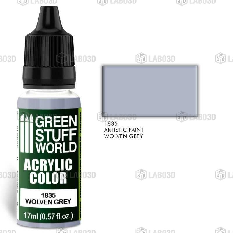Green Stuff Word - Acrylic Color - Wolven Grey - 1835 Green Stuff Word - Acrylic Color - Wolven Grey - 1835