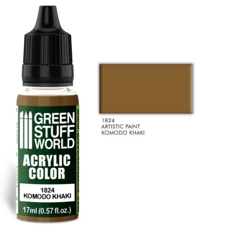 Green Stuff Word - Acrylic Color -  Komodo Khaki - 1824