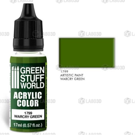 Green Stuff Word - Acrylic Color - Warcry Green - 1799
