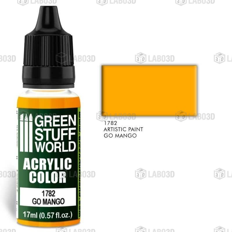 Green Stuff Word - Acrylic Color - Go Mango - 1782 Green Stuff Word - Acrylic Color - Go Mango - 1782