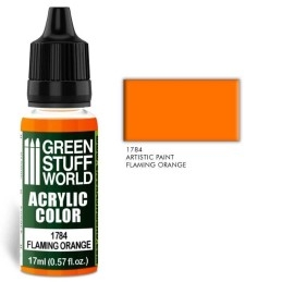 Green Stuff Word - Acrylic Color - Flaming Orange - 1784