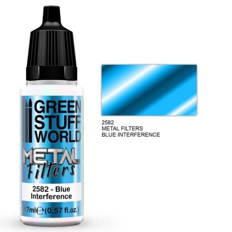 Green Stuff World - Filtres Metalliques - Interference Bleue - 2582