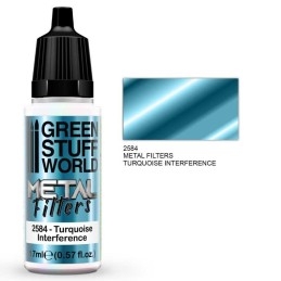 Green Stuff Word - Filtres Metalliques - Turquoise Interference - 2584