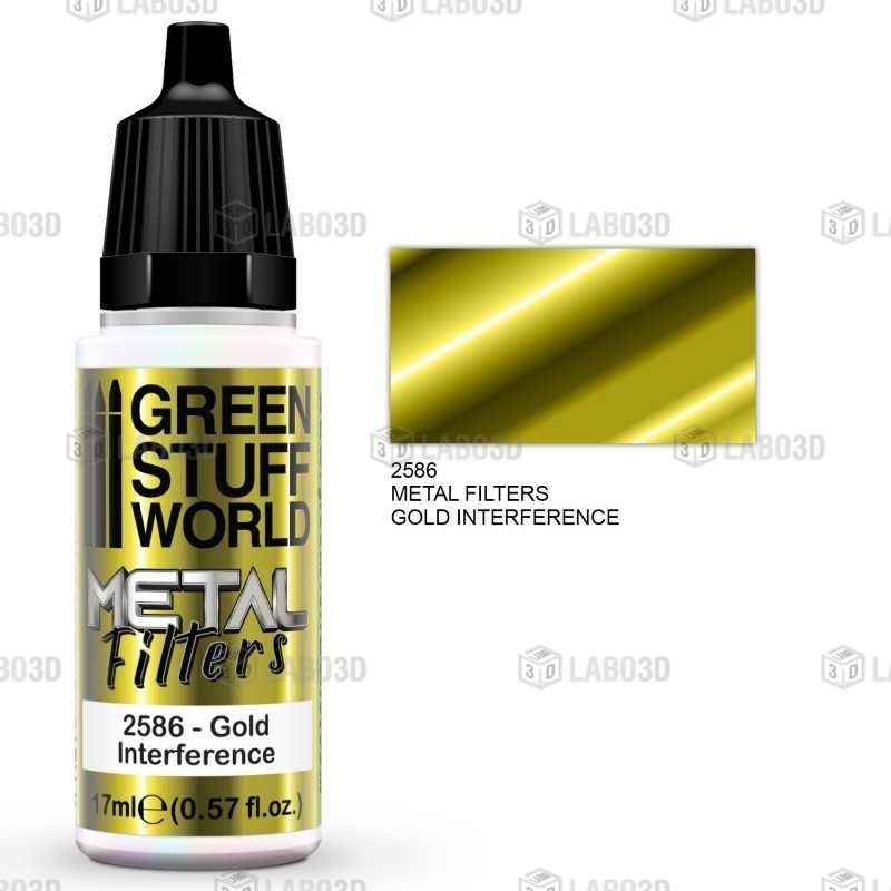Green Stuff Word - Filtres Metalliques - Gold Interference - 2586 Green Stuff Word - Filtres Metalliques - Gold Interference - 2586