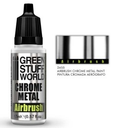 Green Stuff Word - Chrome Paint - Airbrush - 2455
