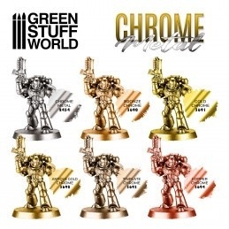 Green Stuff Word - Chrome Paint - Tinplate  - 3693