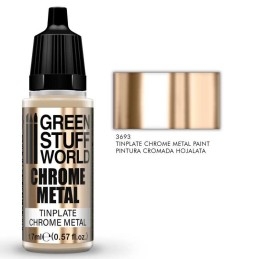 Green Stuff Word - Chrome Paint - Tinplate  - 3693