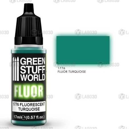 Green Stuff Word - Fluor Paint - Turquoise - 1776