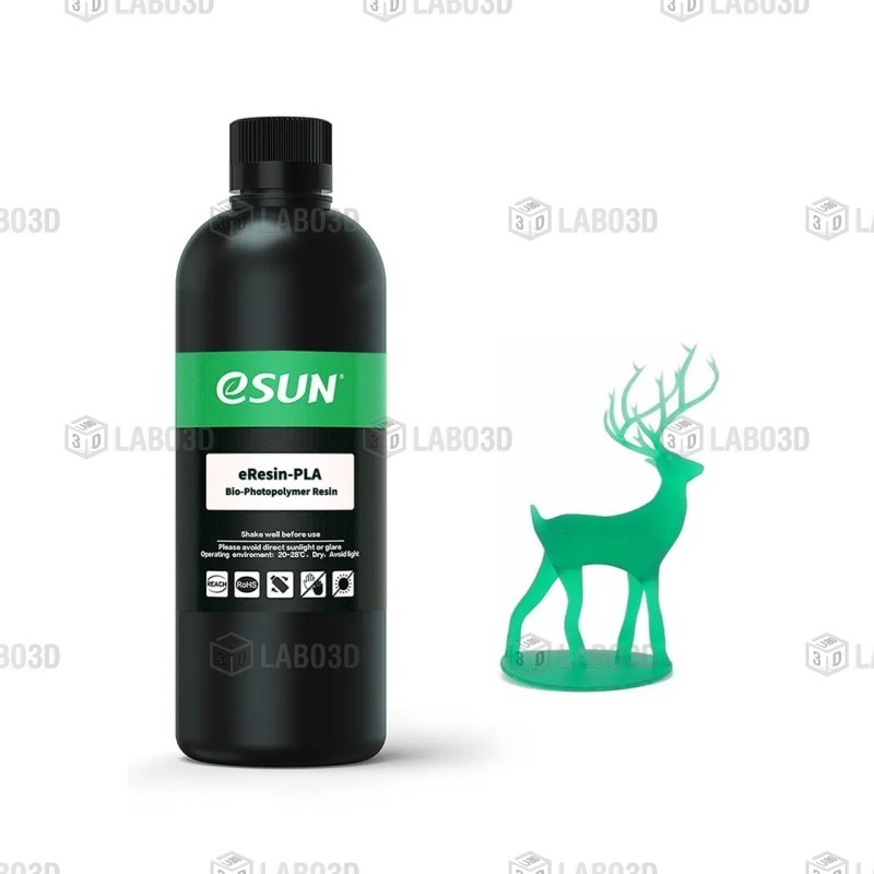 eSUN - eResin  PLA-Bio-Photopolymer - Vert (Green) - 1 kg