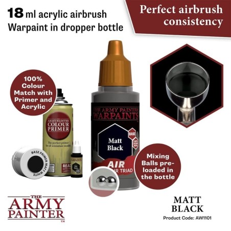 The Army Painter - WarPaints Air : Matt Black