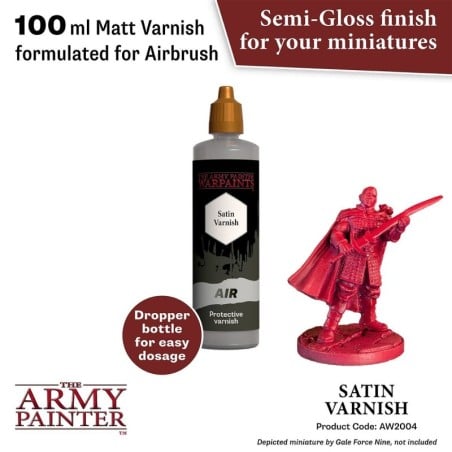 The Army Painter - Warpaints Air - Aegis Suit Satin Varnish - 100 Ml