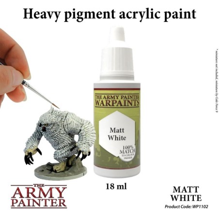 The Army Painter - WarPaint : Matt White