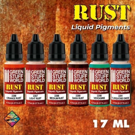 Green Stuff Word - Liquid Pigments Set - Rust - 10126
