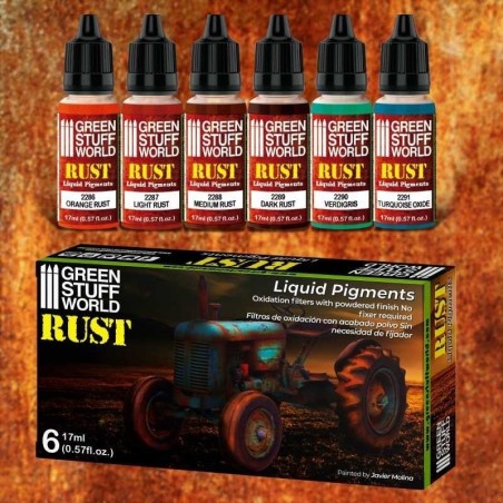 Green Stuff Word - Liquid Pigments Set - Rust - 10126