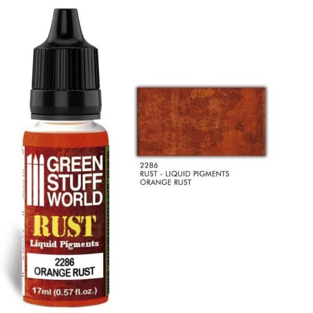 Green Stuff World - Pigments Liquides - Orange Rust - 2286