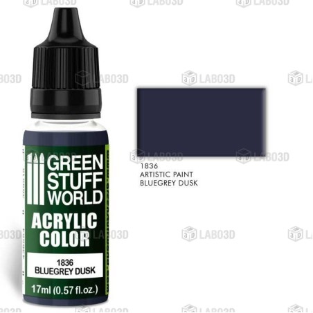 Green Stuff Word - Acrylic Color - Bluegrey Dusk - 1836
