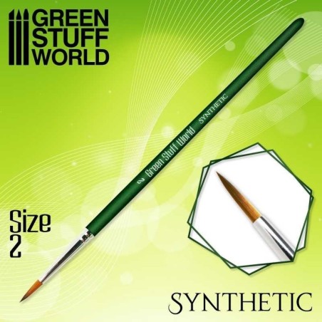 Green Stuff Word - Green Series Pinceau Synthétique - Nr 2 - 2331